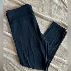 Athleta black skinny leggings size Large